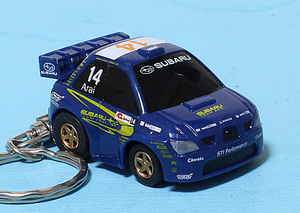 ★☆SUBARU☆スバル インプレッサ WRC 2006 #14☆プルバックカー☆ミニカー☆キーホルダー・アクセサリー☆★