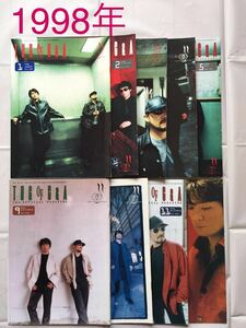 ☆CHAGE&ASKA ファンクラブ会報 1998年 vol.110～vol.121 6～8月号無し！美品 チャゲ＆飛鳥 ASKA 本 雑誌 CD DVD お探しの方に