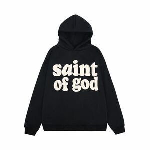 SAINTMICHAEL×Fear of God セントマイケル　 フィアオブゴット ESSENTIALS（エッセンシャルズ） パーカー　ブラック激レア☆Lサイズ