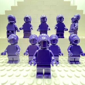 B13　レゴミニフィグ 40516　Everyone Is Awesome　Purple　紫　10個セット　新品未使用　LEGO社純正品