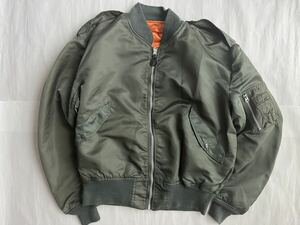 初期タグ USA製 Alpha アルファ L-2B フライトジャケット ミリタリー アメリカ製 ビンテージ ALPHA INDUSTRIES 米国製 L2B90s 