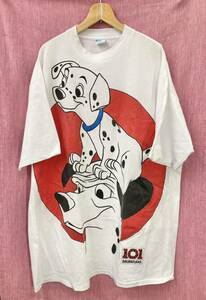 ヴィンテージ 80s ディズニー DISNEY 101匹わんちゃん 101 Dalmatians ビッグサイズ Tシャツ チュニック ワンピース ダルメシアン