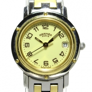 HERMES(エルメス) 腕時計 クリッパー CL4.220 レディース アイボリー