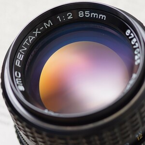 【新品同様】PENTAX smc PENTAX-M 85mm F2 Kマウント ペンタックス MF一眼用 中望遠 単焦点レンズ 大口径レンズ