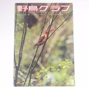 野鳥グラフ No.3 1981/9 愛知県名古屋市 森井豊久 JBC 雑誌 グラフ誌 写真集 図版 図録 鳥類 特集・カワセミ科 ブップウソウ科 キツツキ科