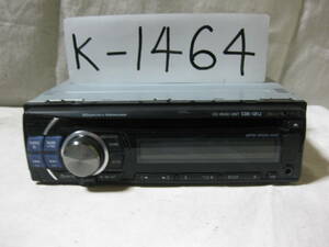 K-1464　ALPINE　アルパイン　CDE-121J　MP3　フロント USB AUX　1Dサイズ　CDデッキ　故障品