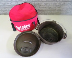 LOGOS ロゴス ダッチオーブン 鉄鍋 アウトドア 現状