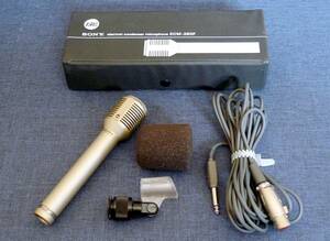 1979年 SONY ECM-260F Condenser Microphone ビンテージ！動作品！2