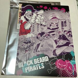 ONE PIECE ワンピース B5デスクパッドコレクション 黒ひげ海賊団 マーシャル・D・ティーチ