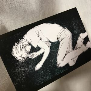 BANANA FISH バナナフィッシュ キャラポップストア 新宿マルイアネックス ミニゲーム景品 B賞 ポストカード アッシュ・リンクス ED レア