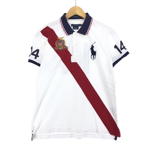 古着 ラルフローレン Ralph Lauren THE SKINNY POLO 半袖 ラガーシャツ レディースXL /eaa436564