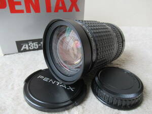 PENTAX ペンタックス レンズ　smc PENTAX-A ZOOM 35-105mm F3.5　前後キャップ付 