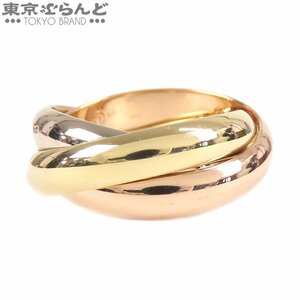 101704866 カルティエ CARTIER トリニティ リング K18WG K18YG K18PG スリーカラーゴールド 49 指輪 レディース 仕上済