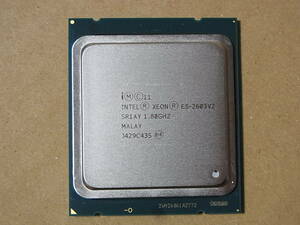 ◎Intel Xeon E5-2603 V2 SR1AY 1.80GHz 10MB Ivy Bridge-EP LGA2011 4コア 4スレッド ② (Ci0688)