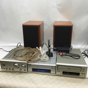 （C8）ONKYO D-102EX /A-907X /T-405FX /C-707CH/オンキョー CD ラジオ スピーカー セット