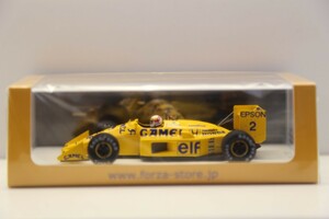 FORZA特注 スパークモデル 1/43 キャメル ロータス ホンダ 100T ブラジルGP 中嶋悟 1988 #2 純正タバコ仕様 TR018　55A0000