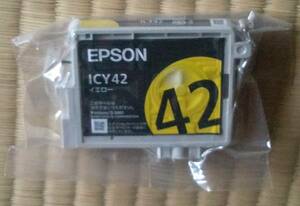 ICY42 イエロー 期限不明 純正 エプソン EPSON チューリップ IC42 PX-A650 PX-V630