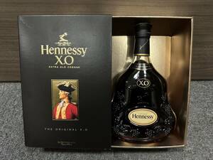 【AS 22967】1円スタート 未開栓 Hennessy X.O ヘネシー 700ml 40% 黒キャップ クリアボトル 箱あり 長期保管経年劣化 目減り小 現状品