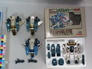 ハイコミカルモデル 4体 / VF-1A VF-1S スーパーバルキリー マックス ロイ・フォッカー/ 超時空要塞マクロス バンダイ ジャンク扱