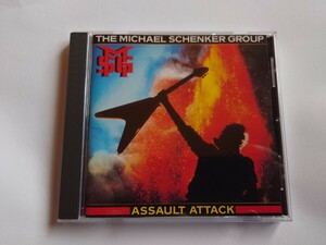 国内盤CD★THE MICHAEL SCHENKER GROUP/Assault Attack 黙示録★中古美品