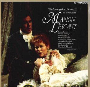 2discs LASERDISC Manon Lescaut Metropolitan Opera Manon Lescaut PILC1005 PIONEER /01400
