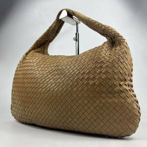 1円〜 BOTTEGA VENETA ボッテガヴェネタ ホーボー トートバッグ ショルダーバッグ イントレチャート レザー ベージュ ハンドバッグ