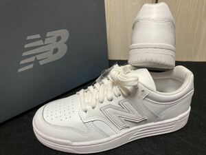 新品未使用品　大人気！23.5cmニューバランス（new　balance）レディーススニーカーBB480L3Wホワイト白