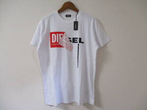 ☆DIESEL/ディーゼル☆未使用 T-DIEGO-QA クルーネック半袖Ｔシャツ サイズ：Ｌ プリントロゴＴシャツ 