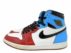 ナイキ エアジョーダン1 レトロ ハイ OG 28.5cm フィアレス CK5666-100 NIKE AIR JORDAN 1 RETORO HIGH OG 箱付き 中古品[C151U006]