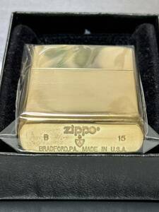 zippo GOLD Armor Case ゴールド アーマー 初期型 2015年製 Heavy Wall solid brass ソリッドブラス デットストック ケース 保証書