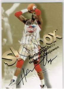 1998-99 NBA SKYBOX Autographics Hakeem Olajuwon Auto Autograph スカイボックス アキーム・オラジュワン 直筆サイン 98-99