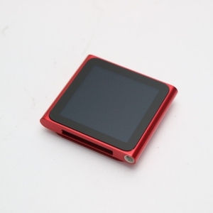 超美品 iPOD nano 第6世代 16GB レッド 即日発送 MC699J/A 本体 あすつく 土日祝発送OK