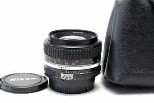 （綺麗）Nikon ニコン 純正 NIKKOR 50mm MF 高級単焦点レンズ 1:1.4 (Ai) 希少・完動品