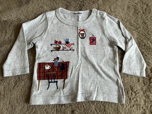 ファミリア　長袖Tシャツ 80センチ　80㎝ トップス　キッズ　ベビー服　女の子　ロンT