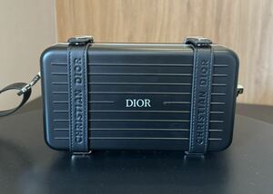 DIOR×REMOWA ディオール×リモワ　2WAY パーソナルクラッチバッグ　ショルダーバッグ　ブラック　ユニセックス　レディース　ほぼ未使用