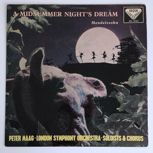 LP/ ペーター・マーク / メンデルスゾーン：真夏の夜の夢 / UK盤 オリジナル ED1 CS付き DECCA SXL2060 40326-1329