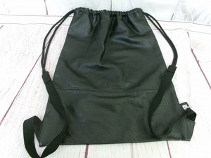 BLACK COMME des GARCONS ブラック コムデギャルソン カウレザーナップサック 鞄 ブラック 1T-K201