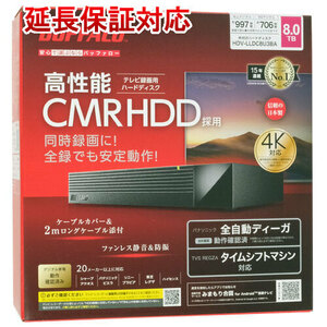 BUFFALO バッファロー 外付けHDD HDV-LLDC8U3BA 8TB [管理:1000026699]