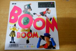 EPd-5940 spinning Dee-Dee / テレビ系放映ドラマ「はずめ/イエローボール」主題歌 Boom Boom