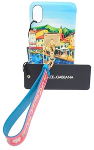 03　新品★Dolce&Gabbana★おしゃれ★レア★ドルチェ＆ガッバーナ★本物★携帯ケース★アイフォン★Iphone★牛革スマホケースIPhone X/XS