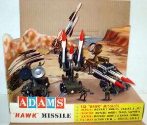 ○ADAMSアダムス／ホークミサイルバッテリー(1/40)ストアーディスプレー専用箱付き完品