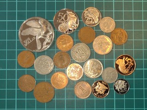 【1円スタート】トリニダード・トバゴ共和国　トリニダード・トバゴドル硬貨　おまとめ