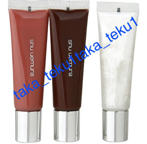 新品 シュウウエムラ shu uemura 限定 ヴィニール アンリミテッド グロス セット キット コフレ リップ パールホワイト ブラウン コーラル