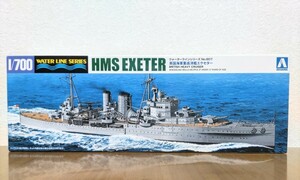 イギリス重巡洋艦【エクセター】1/700 ■送料510円〜●H.M.S EXETER