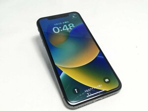 難あり Apple iphoneX MQC12J/A SIMフリー スペースグレイ 本体のみ バッテリー71％ 使用可能244.79GB/256GB アイフォン