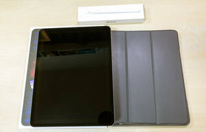 中古美品 iPad Pro 12.9インチ 第5世代 Wi-Fi 256GB スペースグレイ + Apple Pencil（第2世代）+ OTTERBOXケース付き