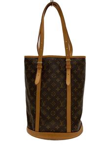 LOUIS VUITTON◆バケットGM_モノグラム・キャンバス_BRW/PVC/BRW/総柄