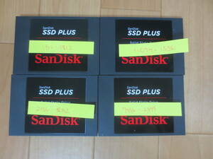 ★4台セット★SanDisk SDSSDA-240G 240GB 2.5インチ SSD SATA★