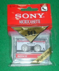 マイクロカセットテープ　SONY MC-30B