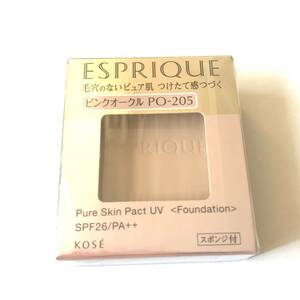 新品 ◆ESPRIQUE (エスプリーク) ピュアスキン パクトUV PO205 (ファンデーション)◆ レフィル パウダーファンデーション